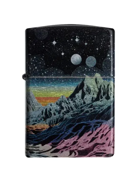Зажигалка Zippo  46432 - Space in Color - 540 Tumbled Chrome