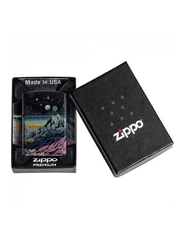 Зажигалка Zippo  46432 - Space in Color - 540 Tumbled Chrome