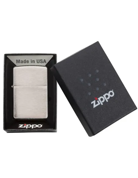Зажигалка Zippo 200 - Reg Brushed Chrome