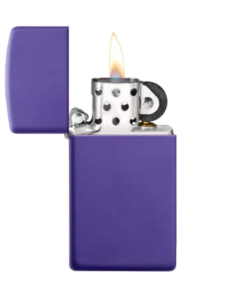 Зажигалка Zippo 1637 - Slim® - Purple Matte