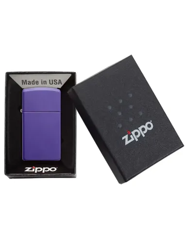 Зажигалка Zippo 1637 - Slim® - Purple Matte