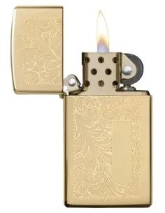 Зажигалка Zippo 1652B - Slim® - Brass Venetian 2