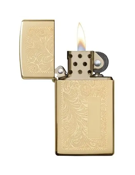 Зажигалка Zippo 1652B - Slim® - Brass Venetian