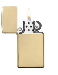 Зажигалка Zippo 1654B - Slim® - Solid Brass 2