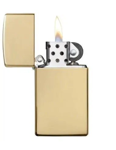 Зажигалка Zippo 1654B - Slim® - Solid Brass