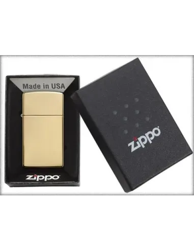 Зажигалка Zippo 1654B - Slim® - Solid Brass