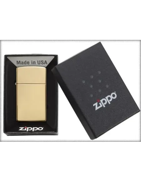Зажигалка Zippo 1654B - Slim® - Solid Brass