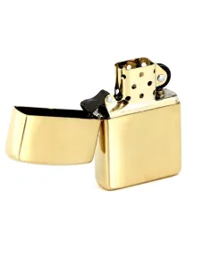 Зажигалка Zippo 168 - Armor™ - Heavy Brushed Brass 2