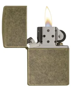 Зажигалка Zippo 201FB - Antique Brass 2