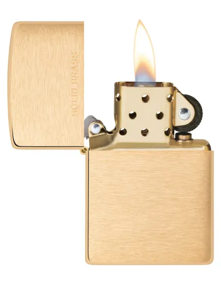 Зажигалка Zippo 204 Reg Solid Brass