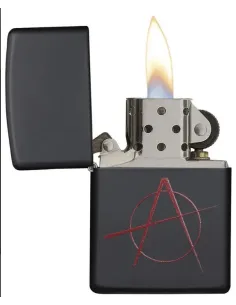 Зажигалка Zippo 20842 - Anarchy - Black Matte 2