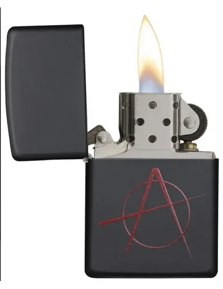 Зажигалка Zippo 20842 - Anarchy - Black Matte