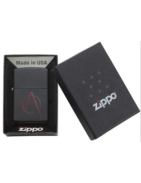Зажигалка Zippo 20842 - Anarchy - Black Matte