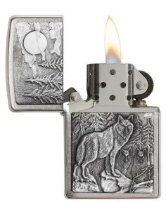 Зажигалка Zippo 20855 - Timberwolves - Brushed Chrome 2