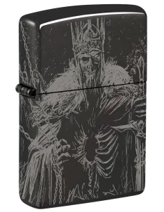 Зажигалка Zippo 46139 - Skull King - High Polish Black