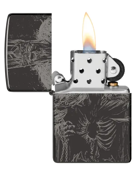 Зажигалка Zippo 46139 - Skull King - High Polish Black