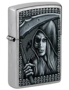 Зажигалка Zippo 46151 - Grim Beauty - Street Chrome
