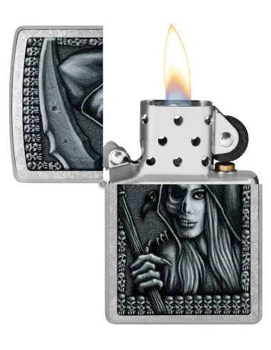 Зажигалка Zippo 46151 - Grim Beauty - Street Chrome