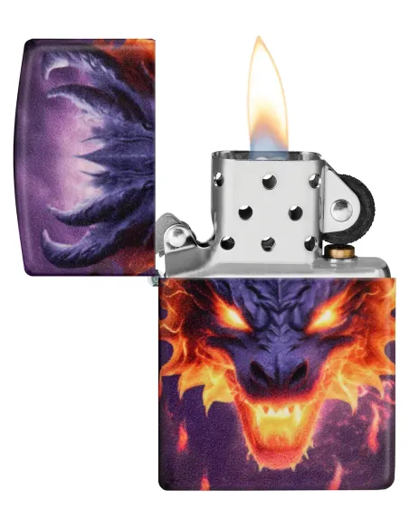 Зажигалка Zippo 46251 - Glowing Dragon - Glow In The Dark Green