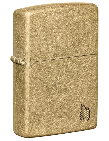Зажигалка Zippo 46398 - Armor™ - Flame - Tumbled Brass