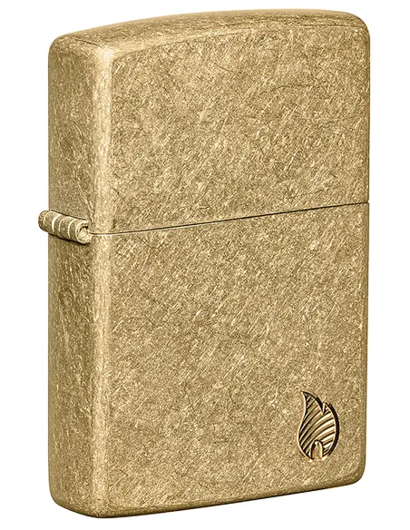 Зажигалка Zippo 46398 - Armor™ - Flame - Tumbled Brass