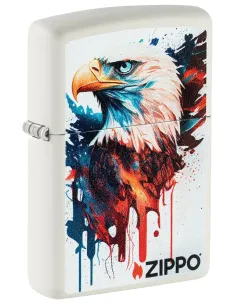 Зажигалка Zippo 46692 - Painted Eagle - White Matte