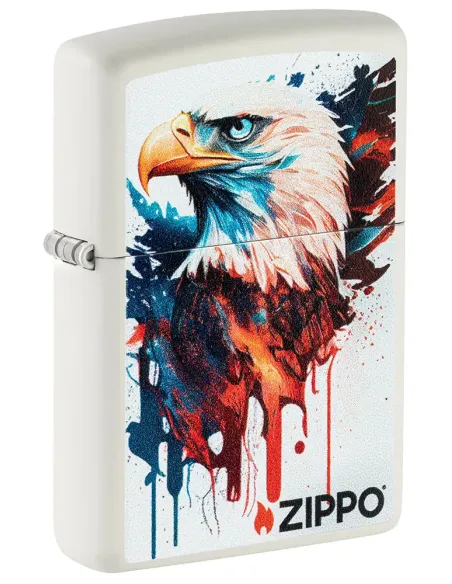 Зажигалка Zippo 46692 - Painted Eagle - White Matte