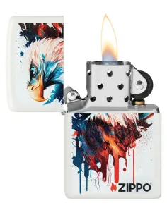 Зажигалка Zippo 46692 - Painted Eagle - White Matte 2
