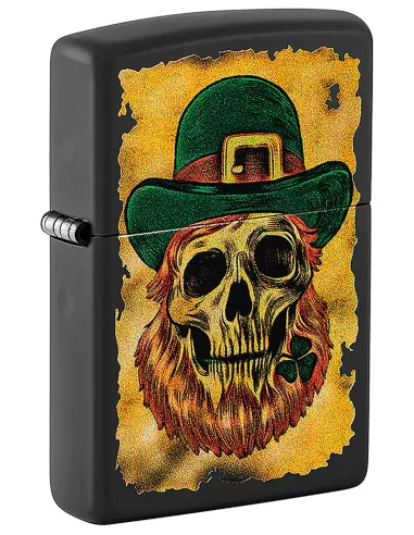 Зажигалка Zippo 46244 - Lucky Map - Black Matte