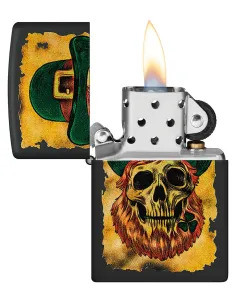 Зажигалка Zippo 46244 - Lucky Map - Black Matte 2