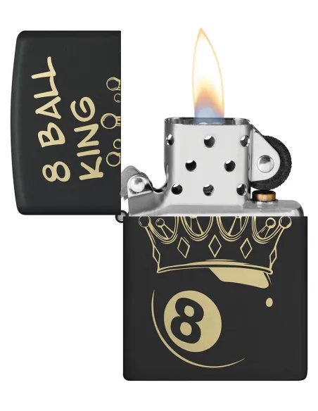 Зажигалка Zippo 46291 - Billiards Champion - Black Matte