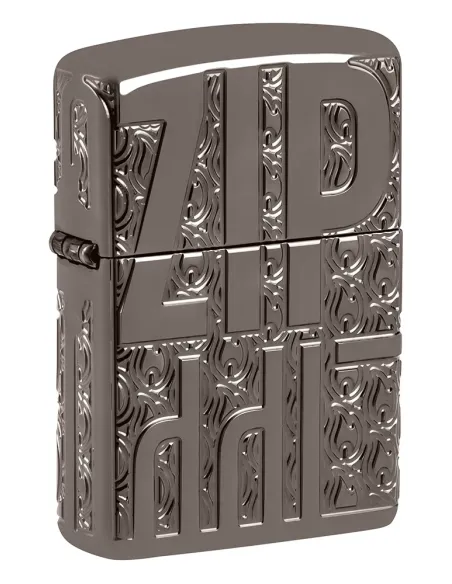 Зажигалка Zippo 46312 - Armor® - Reverse Carve - Black Ice
