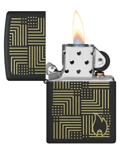Зажигалка Zippo 46478 - Reflection - Black Matte 2