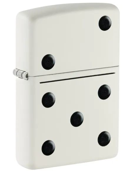 Зажигалка Zippo 46159 - Domino Design - White Matte