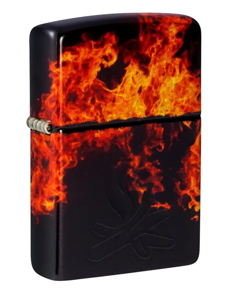 Зажигалка Zippo 46389 - Fusion Inferno - 540 Tumbled Brass