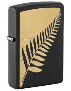 Зажигалка Zippo 46473 - Zen Flora - Black Matte