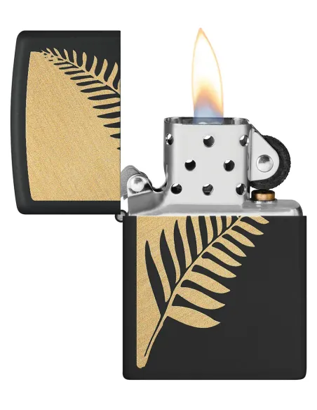 Зажигалка Zippo 46473 - Zen Flora - Black Matte