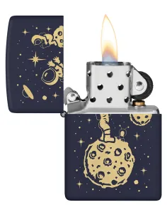 Зажигалка Zippo 46423 -  Lost in Space - Navy Matte 2