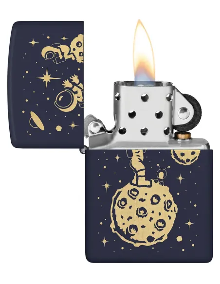 Зажигалка Zippo 46423 -  Lost in Space - Navy Matte