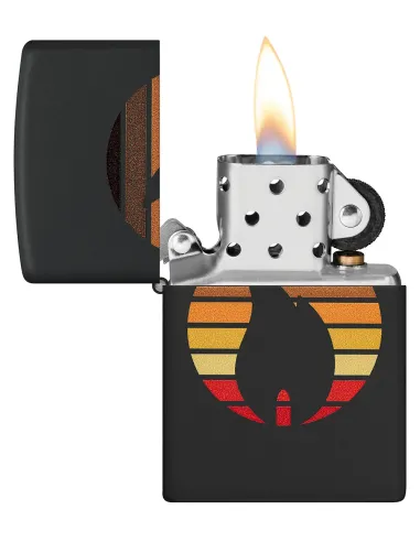 Зажигалка Zippo 46168 - Colorblock - Black Matte