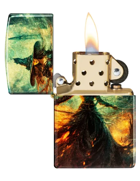 Зажигалка Zippo 46275 - Fire Mage - 540 Tumbled Brass