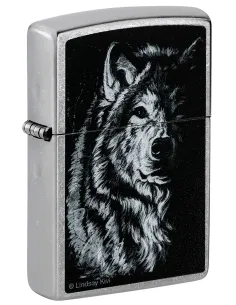 Зажигалка Zippo 46149 - Shadow Wolf - Street Chrome