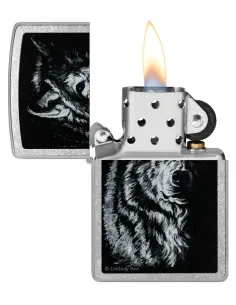 Зажигалка Zippo 46149 - Shadow Wolf - Street Chrome 2