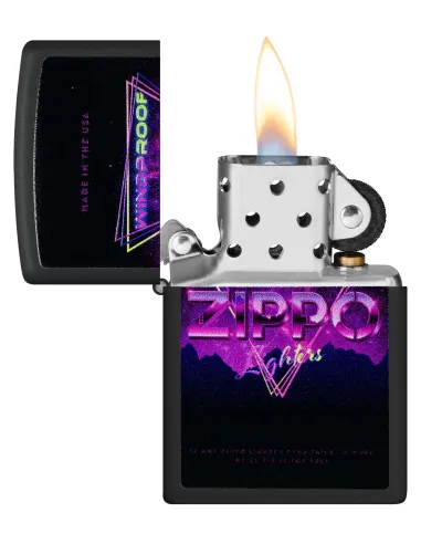 Зажигалка Zippo 46247 - Sign Design - Black Matte