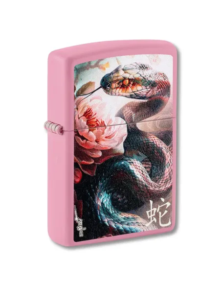 Зажигалка Zippo 46685 - Mazzi Anaconda - Pink Matte