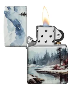 Зажигалка Zippo 46702 - Frozen Walley - 540 Matte 2