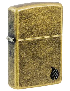 Зажигалка Zippo 46400 - Armor™ - Flame - Antique Brass