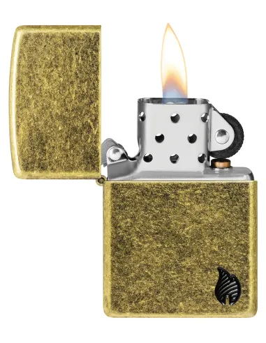 Зажигалка Zippo 46400 - Armor™ - Flame - Antique Brass