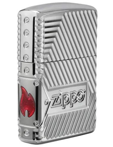 Зажигалка Zippo 29672 - Armor™ - Zippo Bolts- High Polish Chrome