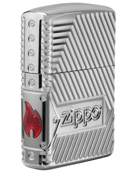 Зажигалка Zippo 29672 - Armor™ - Zippo Bolts- High Polish Chrome